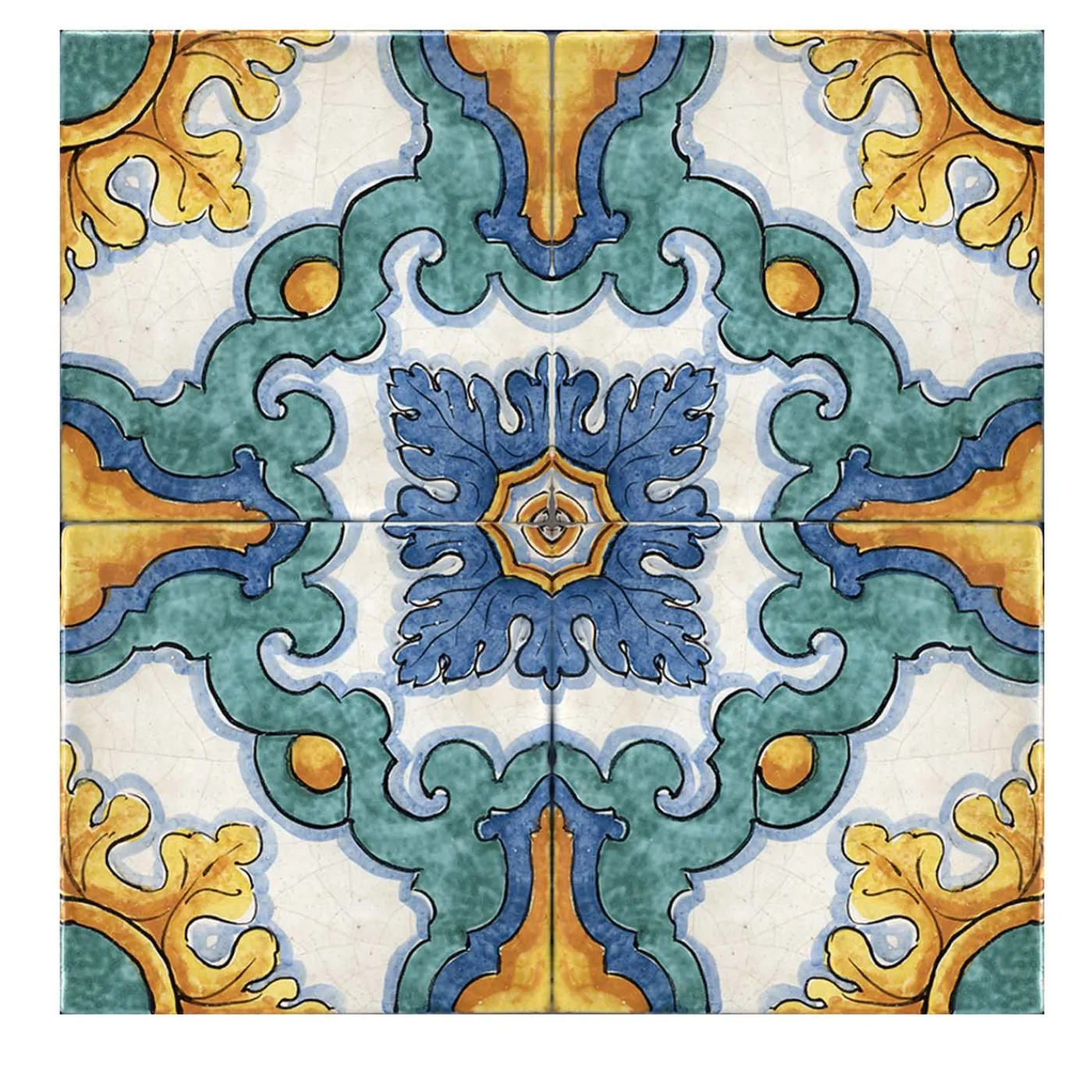 Studio Le Nid Decori Modulari Set di 4 piastrelle #16> Piastrelle E Pavimenti