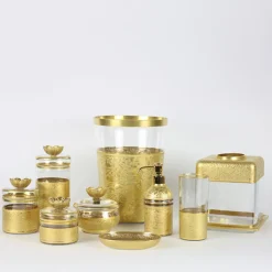 Griffe Montenapoleone by Vetrerie di Empoli Dispenser di sapone in vetro con base ispirata a Michelangelo><noscript><img width=