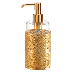 Villari DISPENSER DI SAPONE MARBELLA - ORO> Arredo Bagno