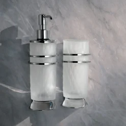 Il Paralume Marina Dispenser per sapone con motivo esagonale> Arredo Bagno