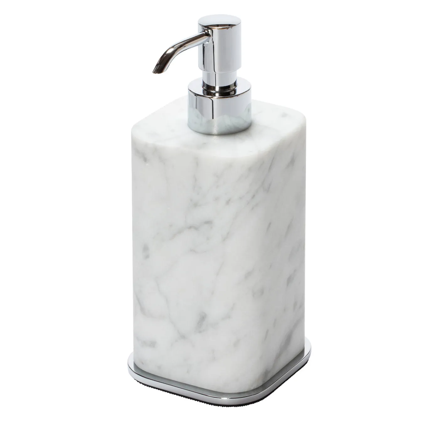 Giobagnara Dispenser per Sapone Polo in Marmo Arabescato Bianco> Arredo Bagno
