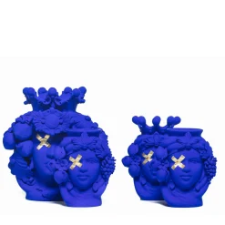 Stefania Boemi Donna Rosalia Vaso Oltremare blu><noscript><img width=