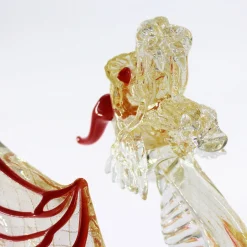 Madeforsoul Drago d'oro Scultura in vetro di Murano> Statuine