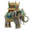 Villari ELEFANTE FELICE DI JAIPUR - BLU> Statuine