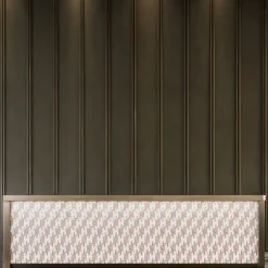 Bosa Enigma Ceramica Grigio Lilla Lucida Con Dettagli Oro Di Elena Salmistraro> Piastrelle E Pavimenti