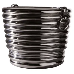 Marioni Eton portavaso con anelli in ceramica> Cachepot E Portavasi