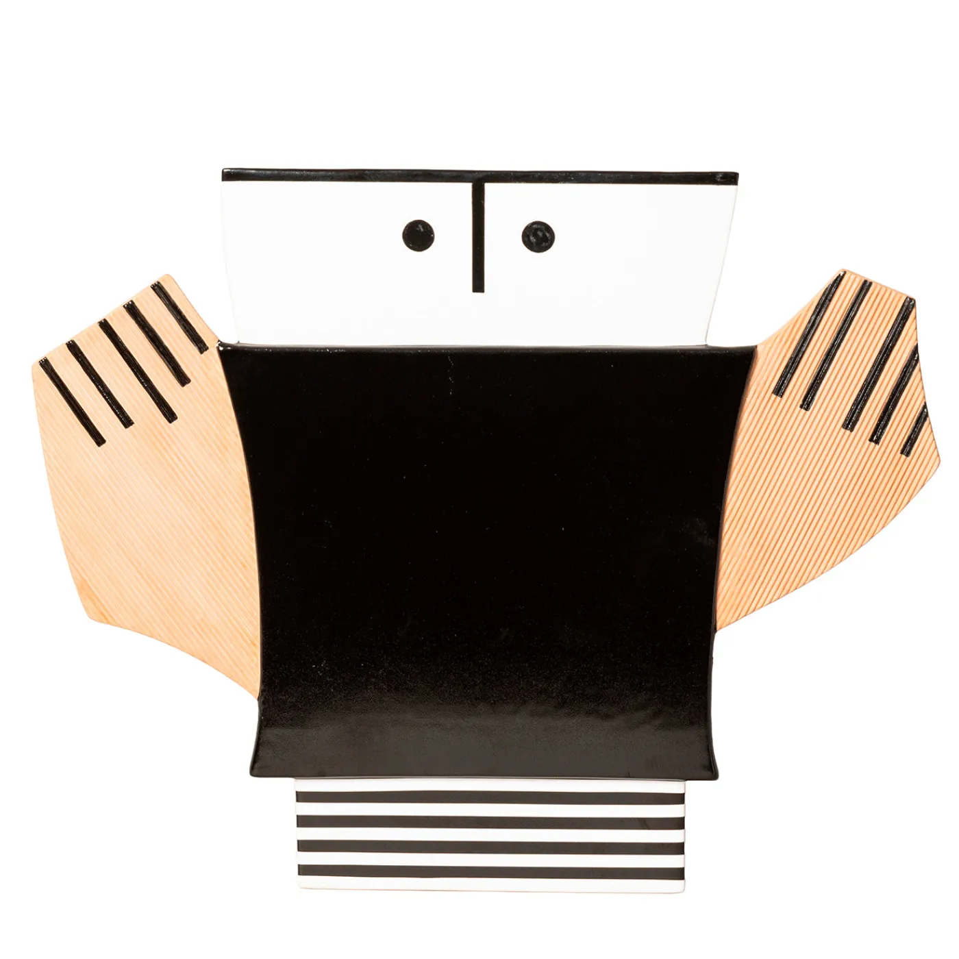 Ceramica Gatti 1928 Ettore Vaso Decorativo di Mimmo Paladino> Vasi Decorativi