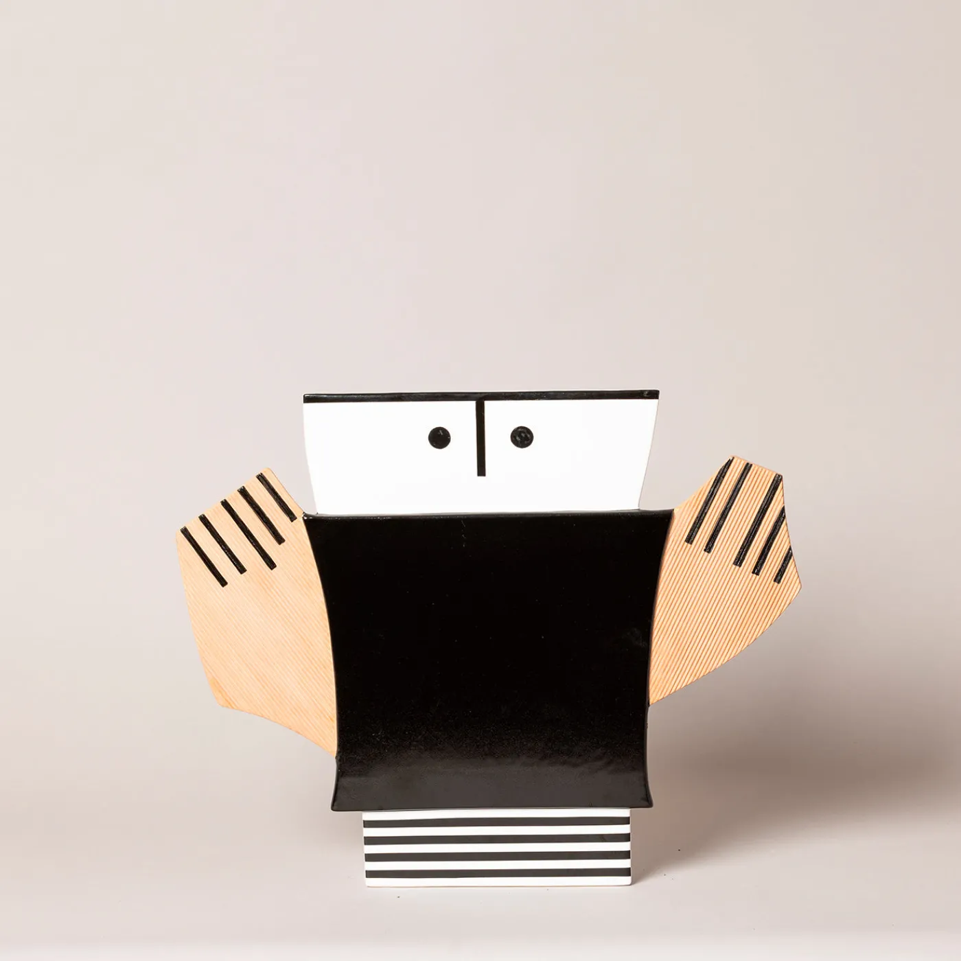 Ceramica Gatti 1928 Ettore Vaso Decorativo di Mimmo Paladino> Vasi Decorativi