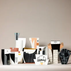 Ceramica Gatti 1928 Ettore Vaso Decorativo di Mimmo Paladino><noscript><img width=