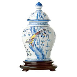 Le Porcellane Fagiani Piccole Potiche> Vasi Con Coperchio