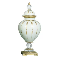 Le Porcellane Fascia Impero Piccole Potiche> Vasi Con Coperchio