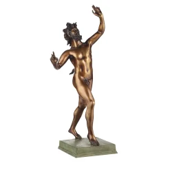 Fonderia Artistica Ruocco Fauno danzante Statuetta in bronzo> Statuine
