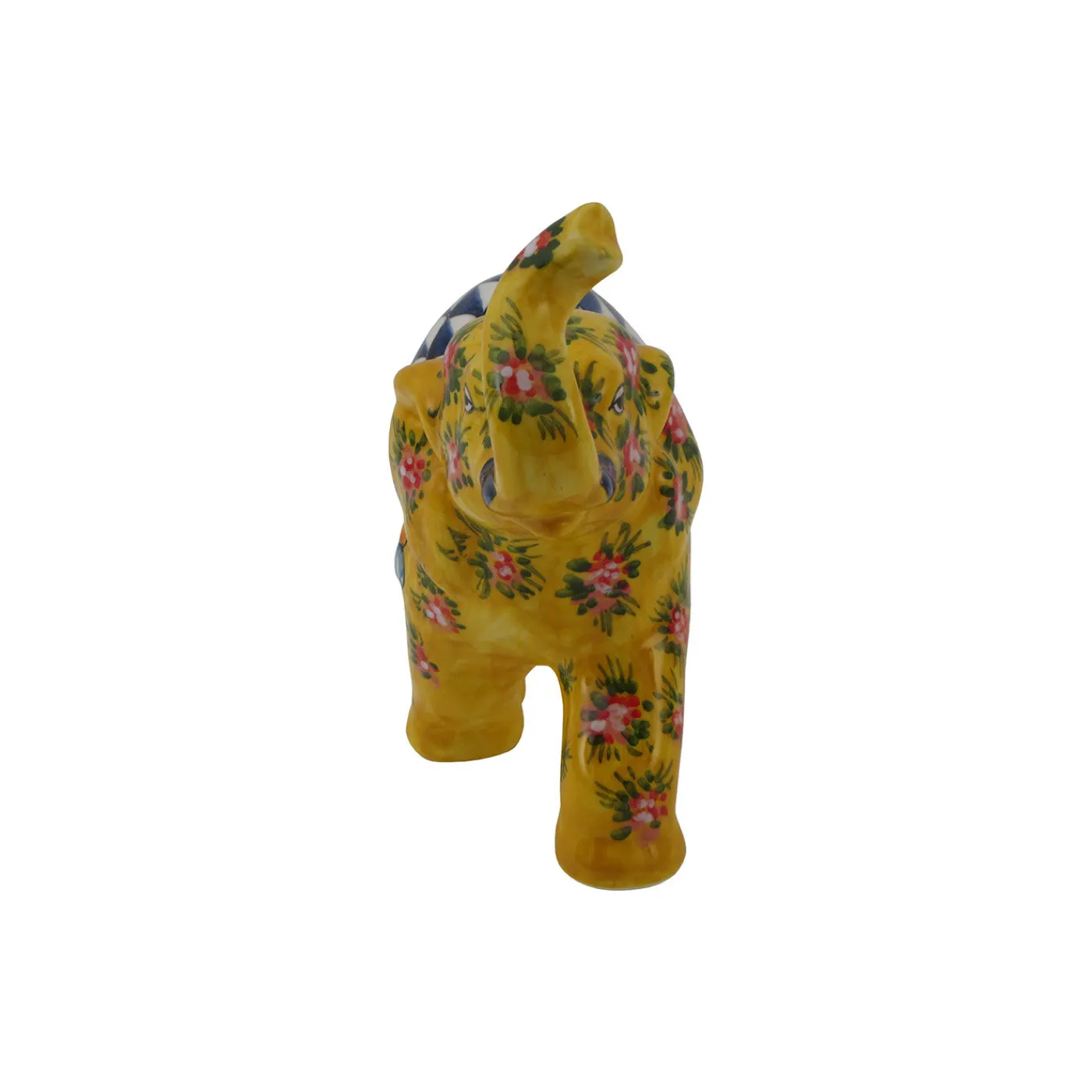 Sambuco Figurina di elefante giallo> Statuine