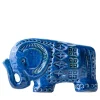 Bitossi Ceramiche Figurina Elefante Rimini Blu di Aldo Londi> Statuine