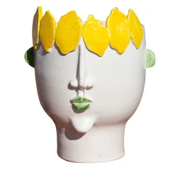 Patrizia Italiano Filomena Venditrice ambulante di limoni Vaso> Vasi Figurativi