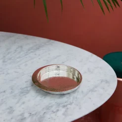 Zanetto Firenze Vassoio tondo a tasca vuota in argento> Svuotatasche