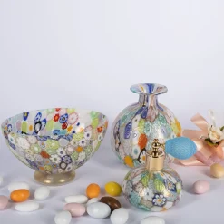 Officine di Murano 1295 Flacone spray di profumo Murrina multicolore oro> Arredo Bagno