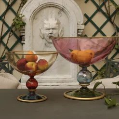 Griffe Montenapoleone by Vetrerie di Empoli Fruttiera grande Arlecchino><noscript><img width=