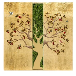 Casarialto Giù in giardino Trittico> Sculture Da Parete