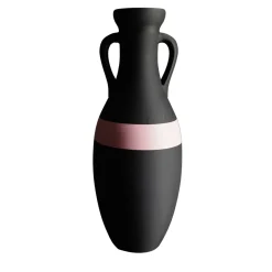 Pop Pot Giulio Cesare Anfora XL nera e rosa #1> Anfore