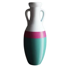 Pop Pot Giulio Cesare Anfora XL verde fucsia e azzurra> Anfore