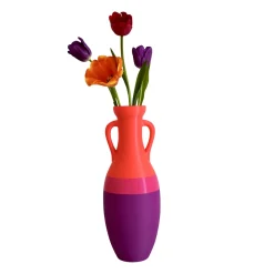 Pop Pot Giulio Cesare Anfora XL viola fucsia e arancio #2> Anfore