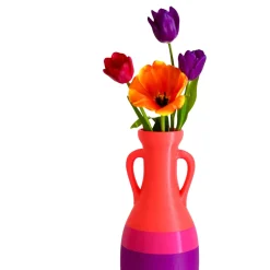 Pop Pot Giulio Cesare Anfora XL viola fucsia e arancio #2><noscript><img width=