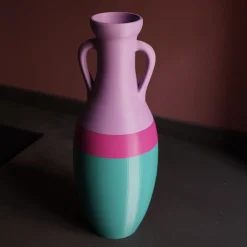 Pop Pot Giulio Cesare Anfora XL verde fucsia e viola><noscript><img width=