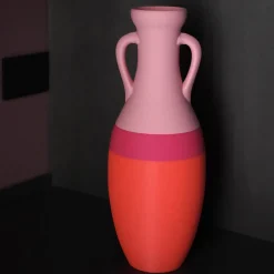 Pop Pot Giulio Cesare XL Anfora arancione fucsia e rosa> Anfore