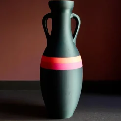 Pop Pot Giulio Cesare XL Anfora nera fucsia e arancione #2><noscript><img width=