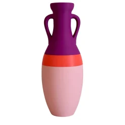 Pop Pot Giulio Cesare XL Anfora rosa arancio e viola #1> Anfore