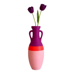 Pop Pot Giulio Cesare XL Anfora rosa arancio e viola #1> Anfore