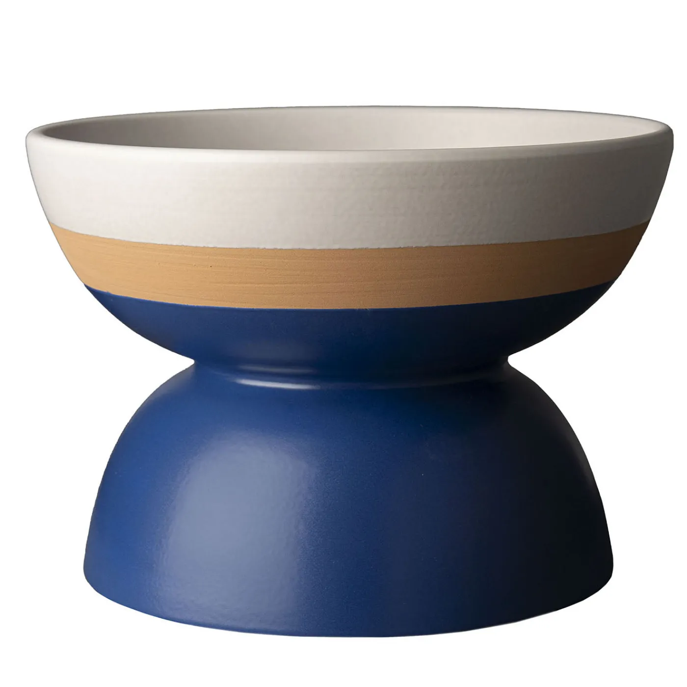 Bitossi Ceramiche Grande centrotavola in bianco di Ettore Sottsass> Centrotavola