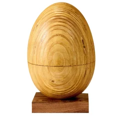 Emanuele Pantanella Design Grande oggetto decorativo in legno Uovo in edizione limitata #21> Sculture Decorative