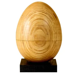 Emanuele Pantanella Design Grande Oggetto Decorativo in Legno a Edizione Limitata Uovo n.12> Sculture Decorative