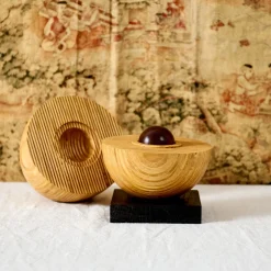 Emanuele Pantanella Design Grande Oggetto Decorativo in Legno a Edizione Limitata Uovo n.12> Sculture Decorative