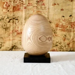 Emanuele Pantanella Design Grande Oggetto Decorativo in Legno a Edizione Limitata Uovo n.14> Sculture Decorative