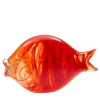 Casarialto Grande pesce rosso in vetro di Murano> Statuine