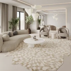 Illulian Groove Tappeto Beige><noscript><img width=