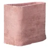 Pot à Porter Homer Vaso squadrato in ceramica rosa> Cachepot E Portavasi