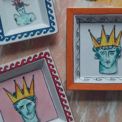 GINORI 1735 Il Viaggio di Nettuno Pink Square Vide Poche di Luke Edward Hall><noscript><img width=