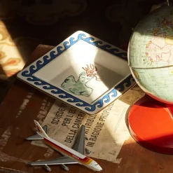 GINORI 1735 Il Viaggio di Nettuno White Square Vide Poche di Luke Edward Hall><noscript><img width=