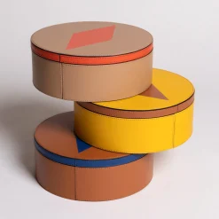 Luhdo Intarsio Briolette Caffè Latte Tangerine Circle Box><noscript><img width=