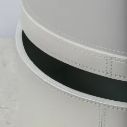 Rabitti 1969 Inverno 85 Scatola rotonda grande in pelle> Scatole