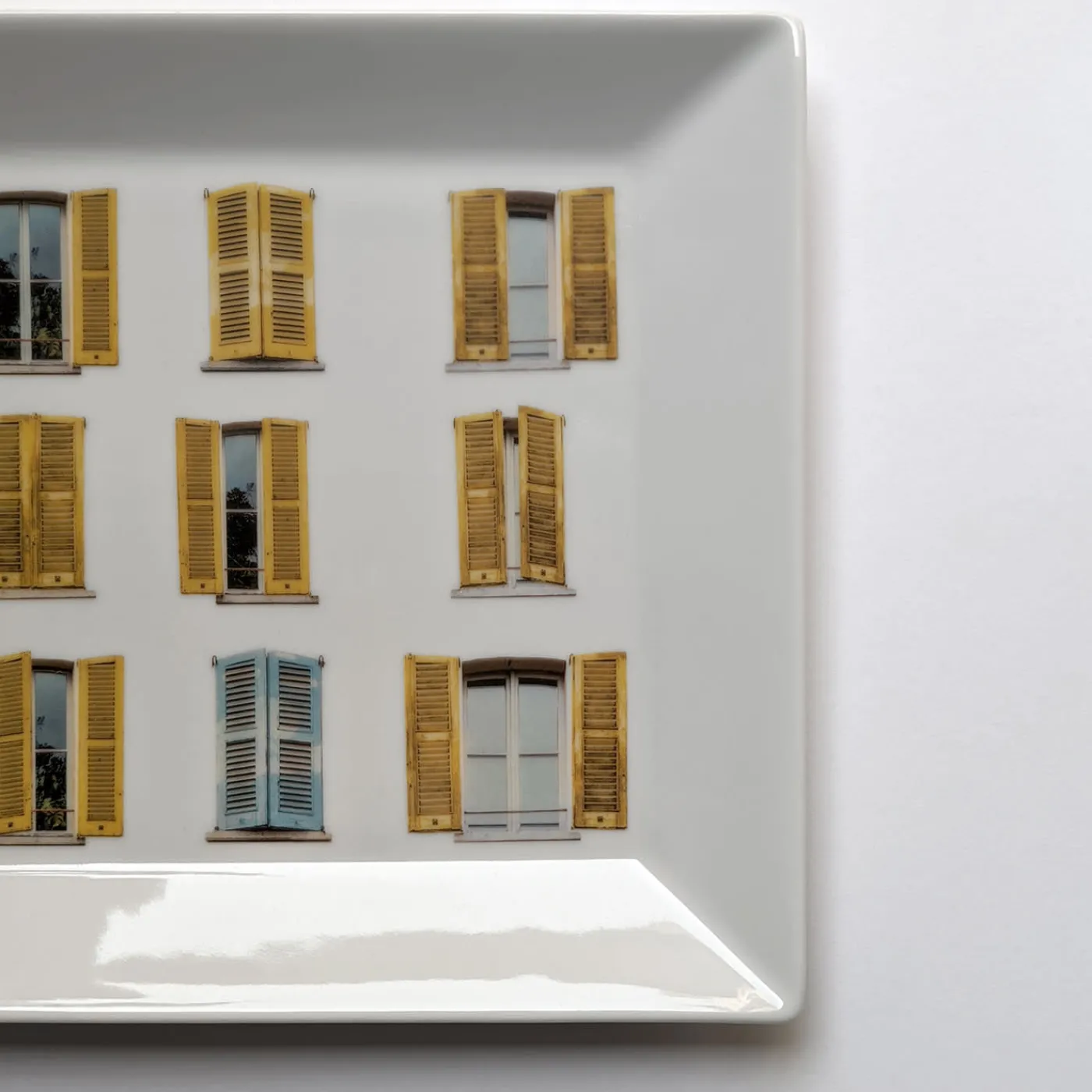 Grand Tour by Vito Nesta La Finestra Sul Cortile Videopoche rettangolare in porcellana #6> Svuotatasche