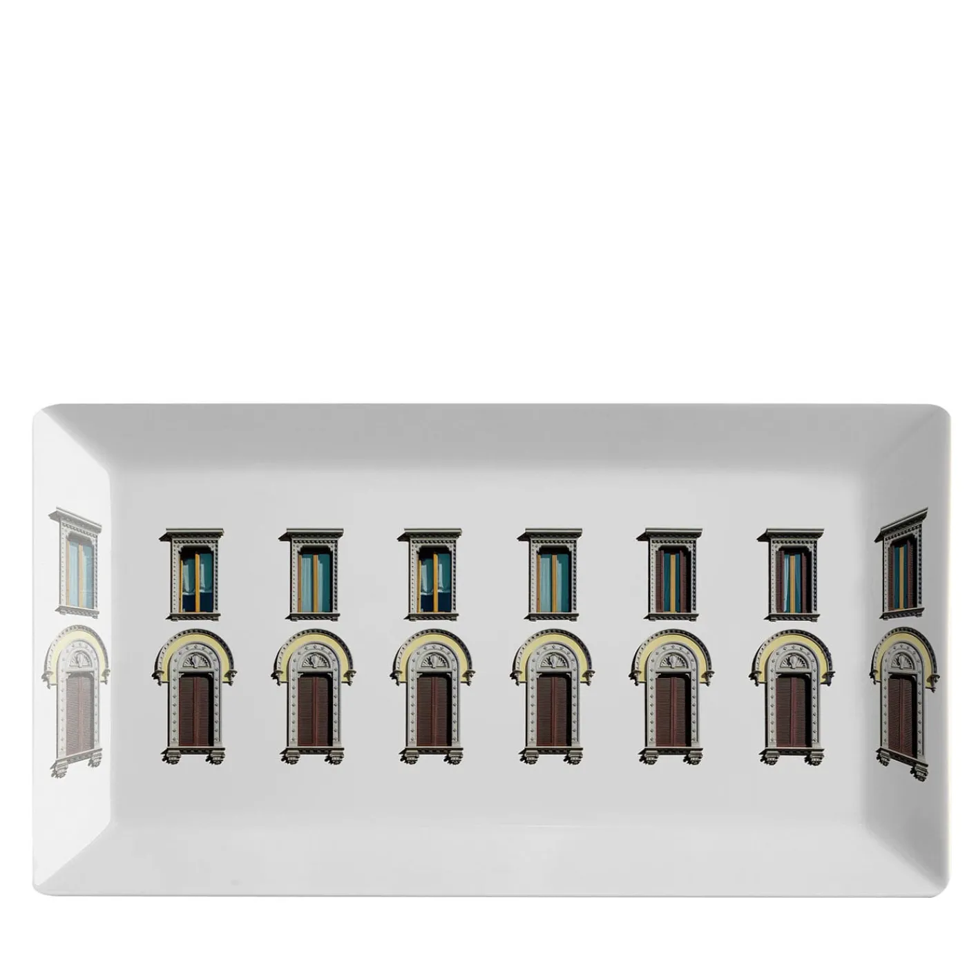 Grand Tour by Vito Nesta La Finestra Sul Cortile Videopoche rettangolare in porcellana #3> Svuotatasche