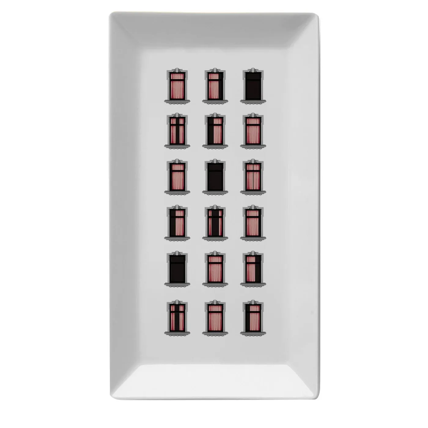 Grand Tour by Vito Nesta La Finestra Sul Cortile Videopoche rettangolare in porcellana #5> Svuotatasche