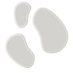 Secolo Laghi White Wood Set Of 3 Wall Mirrors> Specchi Da Parete