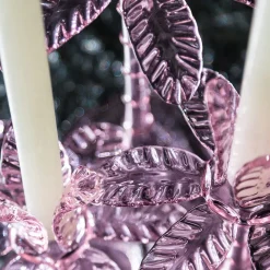 Grand Tour by Vito Nesta Las Palmas Set di 3 portacandele in vetro soffiato rosa><noscript><img width=