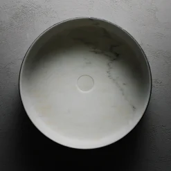 Kreoo Lavabo Blessed Circle in Rosso Lepanto e Calacatta Carrara><noscript><img width=